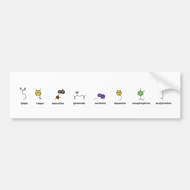 Autocollant De Voiture Parade Neurotransmetteur (Devant)