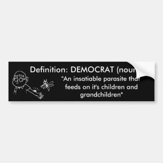 Autocollant De Voiture Parasites Democratic