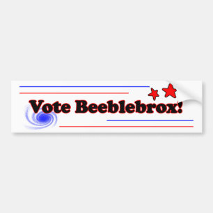 Autocollant De Voiture pare-chocs de beeblebrox