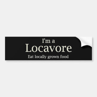 Autocollant De Voiture Pare-chocs de ~ de Locavore