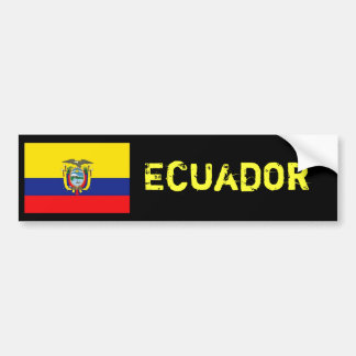 Autocollant De Voiture Pare-chocs de drapeau de l'Equateur