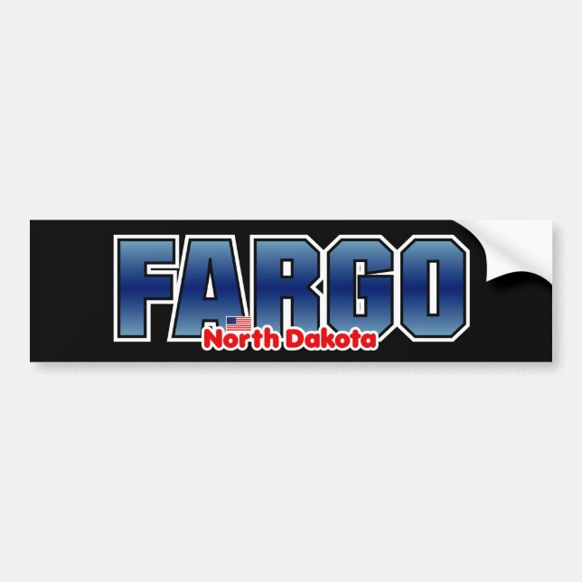 Autocollant De Voiture Pare-chocs de Fargo (Devant)