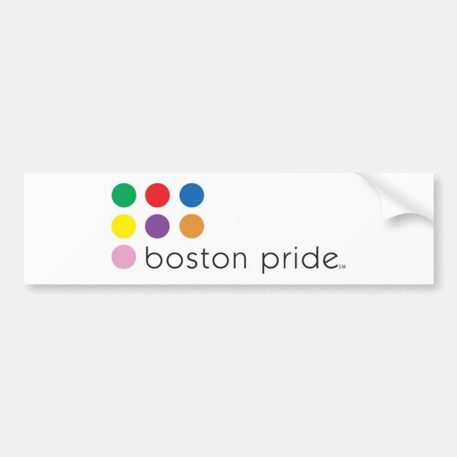 Autocollant De Voiture Pare-chocs de fierté de Boston (Devant)