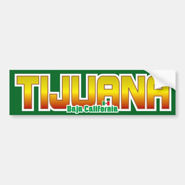 Autocollant De Voiture Pare-chocs de Tijuana (Devant)