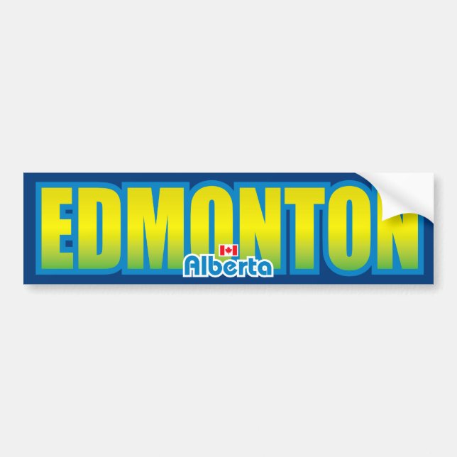 Autocollant De Voiture Pare-chocs d'Edmonton (Devant)