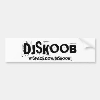 Autocollant De Voiture PARE-CHOCS du DJ SKOOB