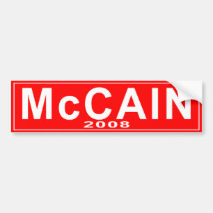 Autocollant De Voiture Pare-chocs du rouge 2008 de John McCain