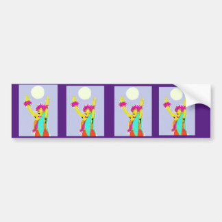 Autocollant De Voiture Pare-chocs hawaïen de danse polynésienne