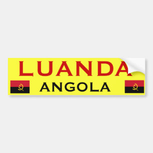 Autocollant De Voiture Pare-chocs Sticker* de l'ANGOLA - de Luanda
