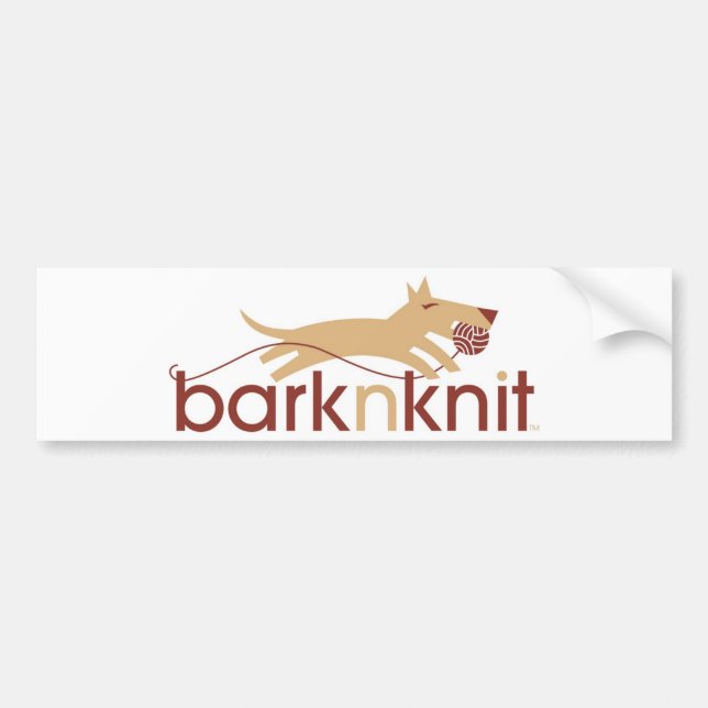 Autocollant De Voiture Pare-chocs Sticket de Barknknit (Devant)