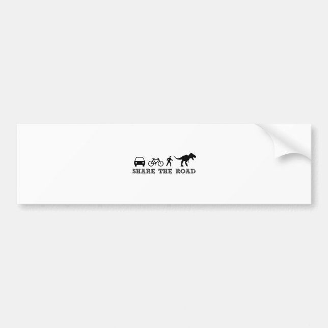 Autocollant De Voiture Partagez la route (Devant)