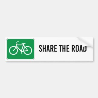 Autocollant De Voiture Partagez la route avec des bicyclettes