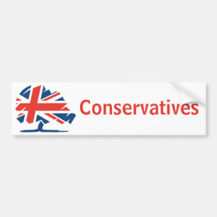Autocollant De Voiture Parti conservateur Royaume-Uni
