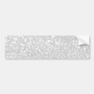 Autocollant De Voiture parties scintillantes blanches de Faux de charme