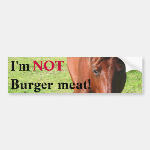Autocollant De Voiture PAS adhésif pour pare-chocs de viande d'hamburger