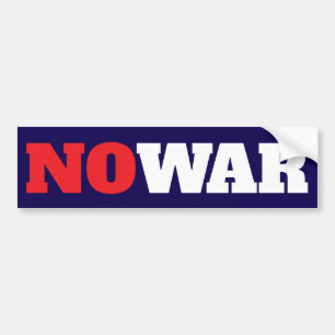 Autocollant De Voiture Pas de guerre politique