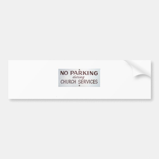 Autocollant De Voiture Pas de parking (Devant)