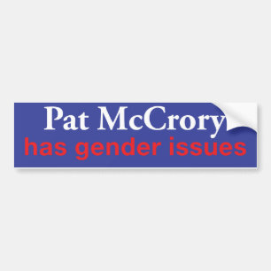 Autocollant De Voiture Pat McCrory a des questions relatives au sexe