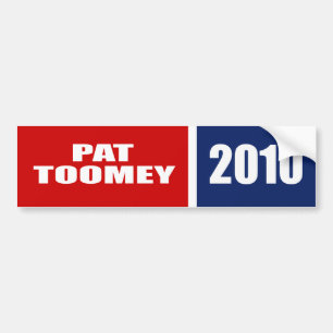 AUTOCOLLANT DE VOITURE PAT TOOMEY POUR LE SÉNAT