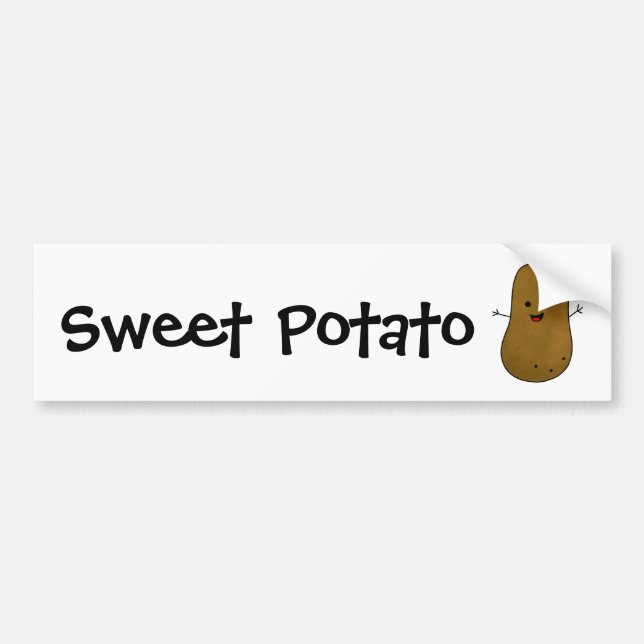 Autocollant De Voiture Patate douce (Devant)