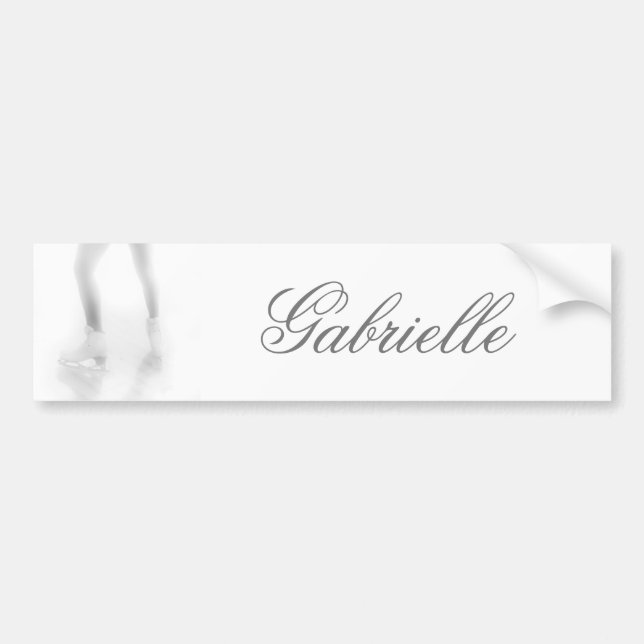 Autocollant De Voiture Patinage sur glace (Devant)