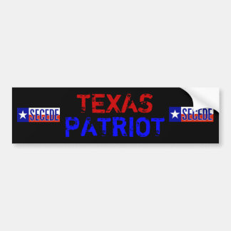 Autocollant De Voiture Patriote du Texas