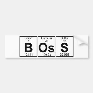 Autocollant De Voiture Patron (boss) - complètement