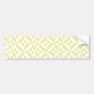 Autocollant De Voiture Patters de Pale Yellow