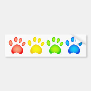 Stickers Magnets Pour Voiture Patte Chat Zazzle Fr
