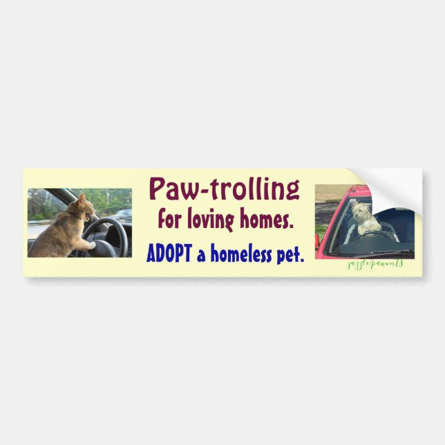 Autocollant De Voiture Paw-trolling (Devant)