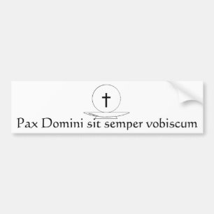Autocollant De Voiture Pax Domini reposent le vobiscum de semper