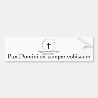 Autocollant De Voiture Pax Domini reposent le vobiscum de semper