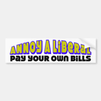 Autocollant De Voiture Payez vos propres factures !
