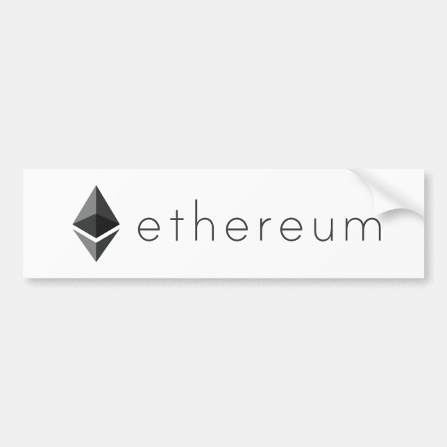 Autocollant De Voiture Paysage d'Ethereum (Devant)