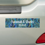 Autocollant De Voiture Peacocks vintages Embrasser les cadeaux de mariage<br><div class="desc">Peacocks vintages Embrasser les cadeaux de mariage</div>