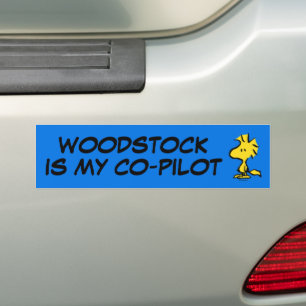 Autocollant De Voiture Peanuts   Snoopy's Friend Woodstock