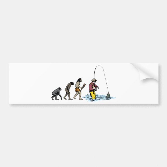 Autocollant De Voiture Pêche (Devant)