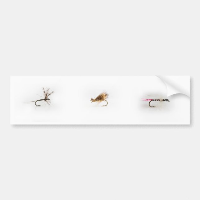 Autocollant De Voiture Pêche des mouches (Devant)