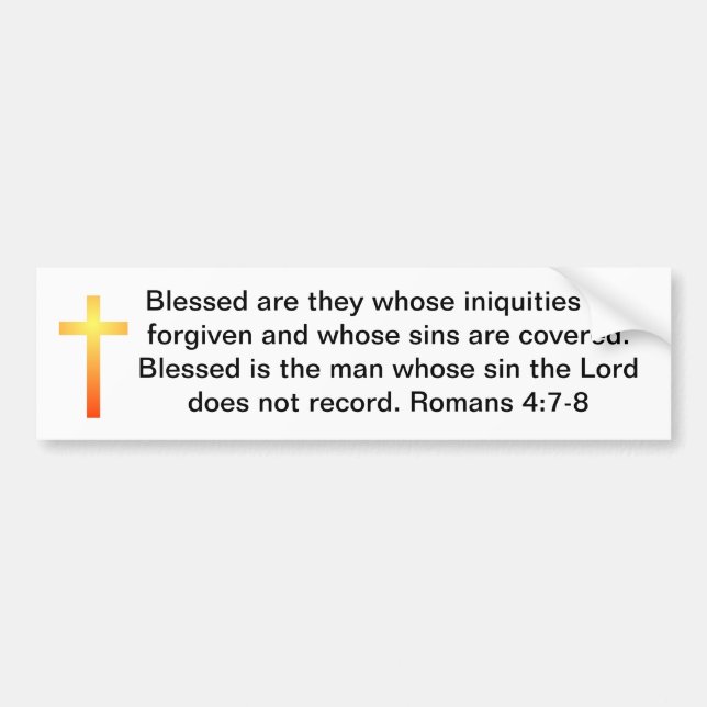 Autocollant De Voiture Péchés oubliés ! (Devant)