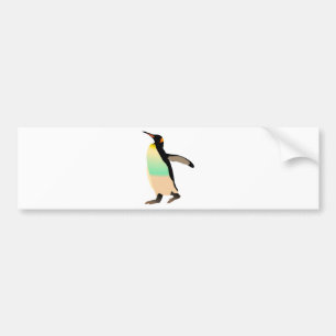Autocollant De Voiture Peguin coloré