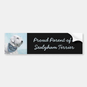 Autocollant De Voiture Peinture de Sealyham Terrier - Cute Original Dog A