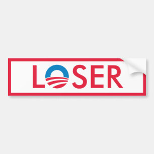 Autocollant De Voiture PERDANT d'Obama