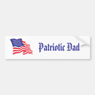 Autocollant De Voiture Père patriotique