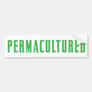 Autocollant De Voiture Permacultured