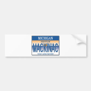 Autocollant De Voiture Permis de Mackinac