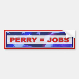 Autocollant De Voiture Perry égale l'élection politique républicaine des