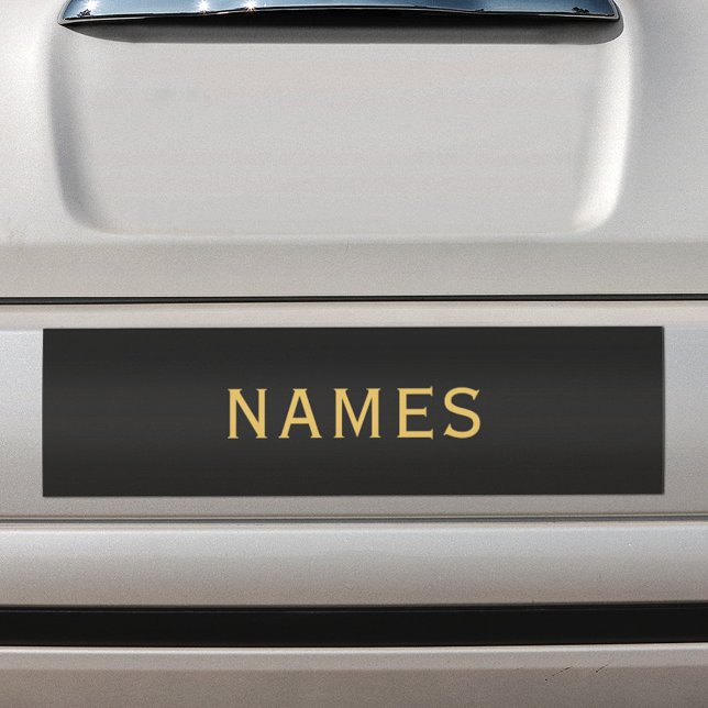 Autocollant De Voiture Personnalisé avec le nom de famille ou le surnom (Créateur téléchargé)