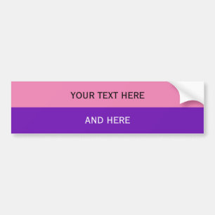 Autocollant De Voiture Personnalisez votre texte, image et couleur arrièr