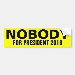 Autocollant De Voiture Personne pour le président
