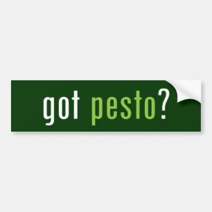 Autocollant De Voiture pesto obtenu ? adhésif pour pare-chocs